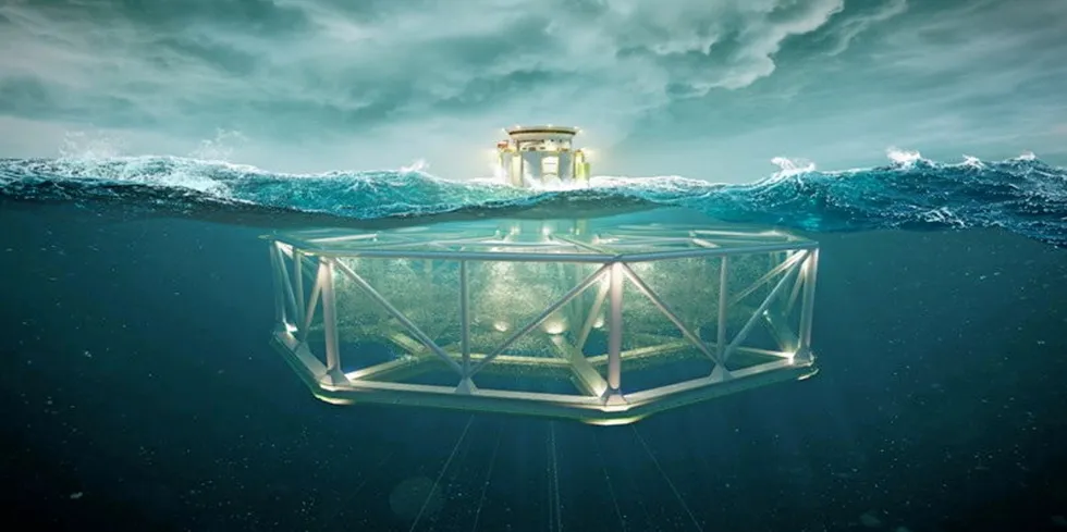 Slik ser Aqualoops konstruksjon Big Dipper ut.