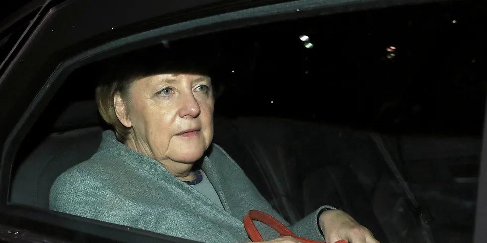 German Chancellor and leader of the German Christian Democrats (CDU) Angela Merkel.