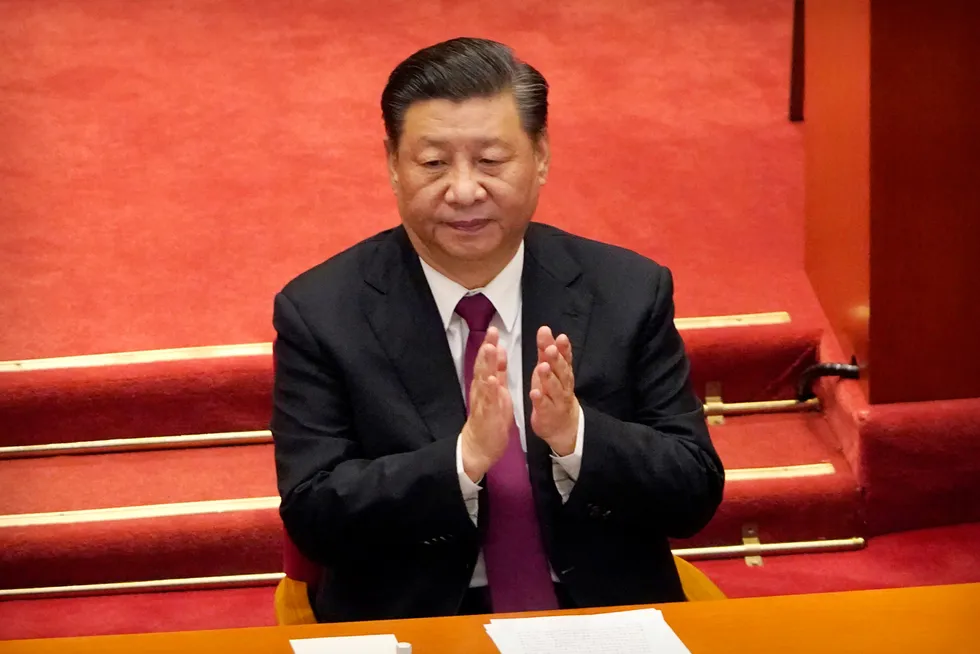 Eyes on energy consumption cut: Chinese President Xi Jinping, who addressed the Leaders Summit on Climate via video link from Beijing this week