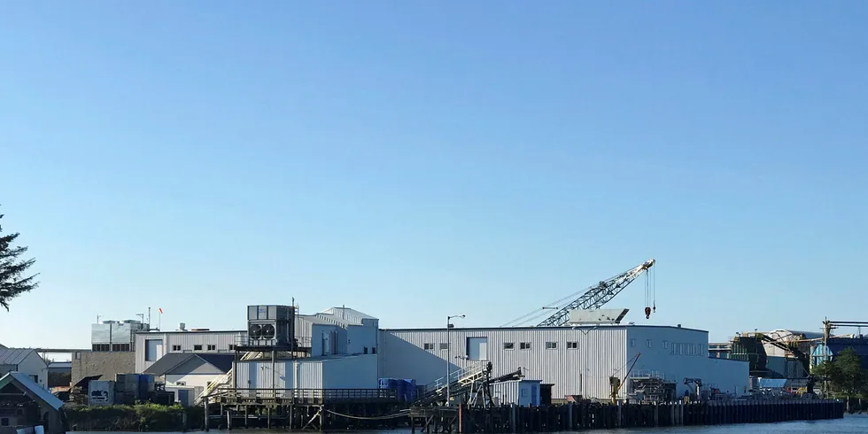 Pacific Seafood's new processing plant in Warrenton, Oregon.