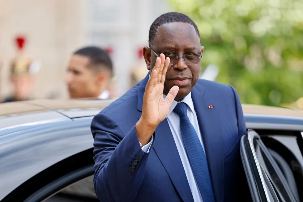 Outgoing: Senegal's President Macky Sall has said he will not run for a third term in 2024.
