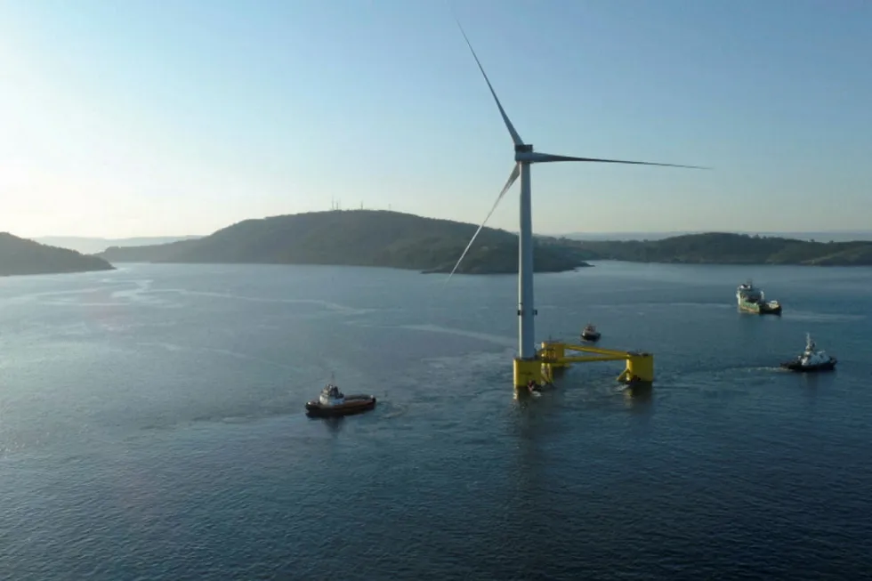 Operational: Semisub floating wind farm for WindFloat Atlantic