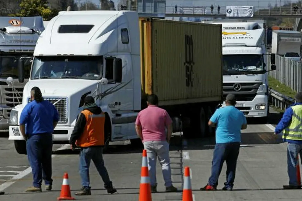 Hopes are being raised that Chile's national truck strike may soon end.