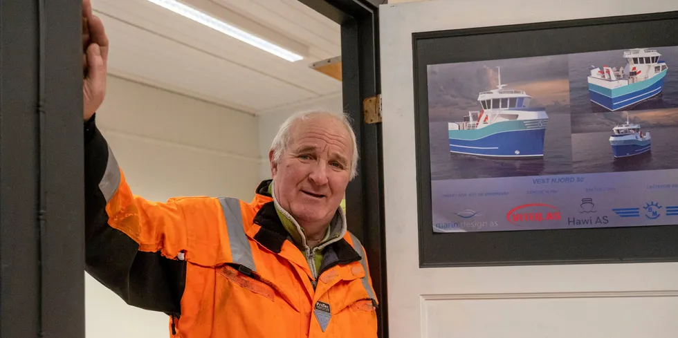 Gunnar Johnsen, leder i Vikna og omegn Fiskarlag er bekymret for fiskebestandene og for turistfiskenæringen som han mener bidrar til overfiske.