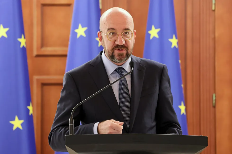 Charles Michel, president of the European Council.