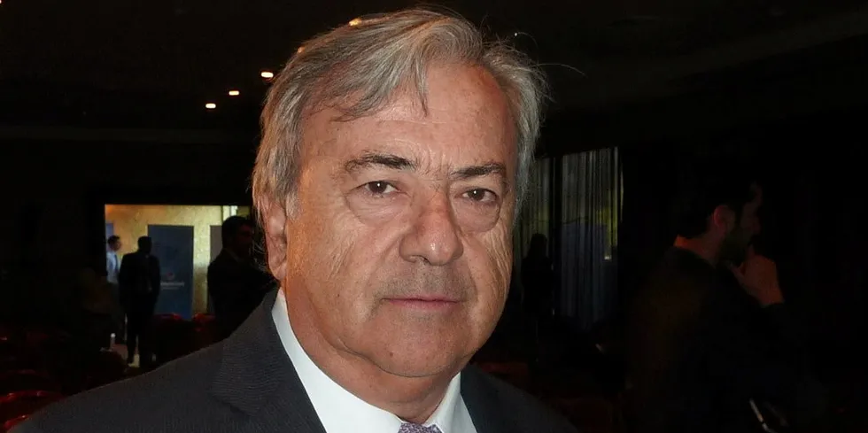 Isodoro Quiroga, the former owner of Chilean salmon farmer Australis Seafoods. Quiroga is being sued by Chinese giant Legend Holdings for allegedly hiding over-production of salmon in violation of Chilean law.