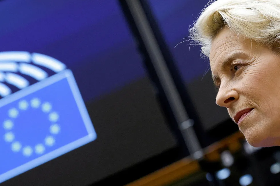 Crude cap: European Commission President Ursula von der Leyen has led the bloc’s response to Russian aggression.