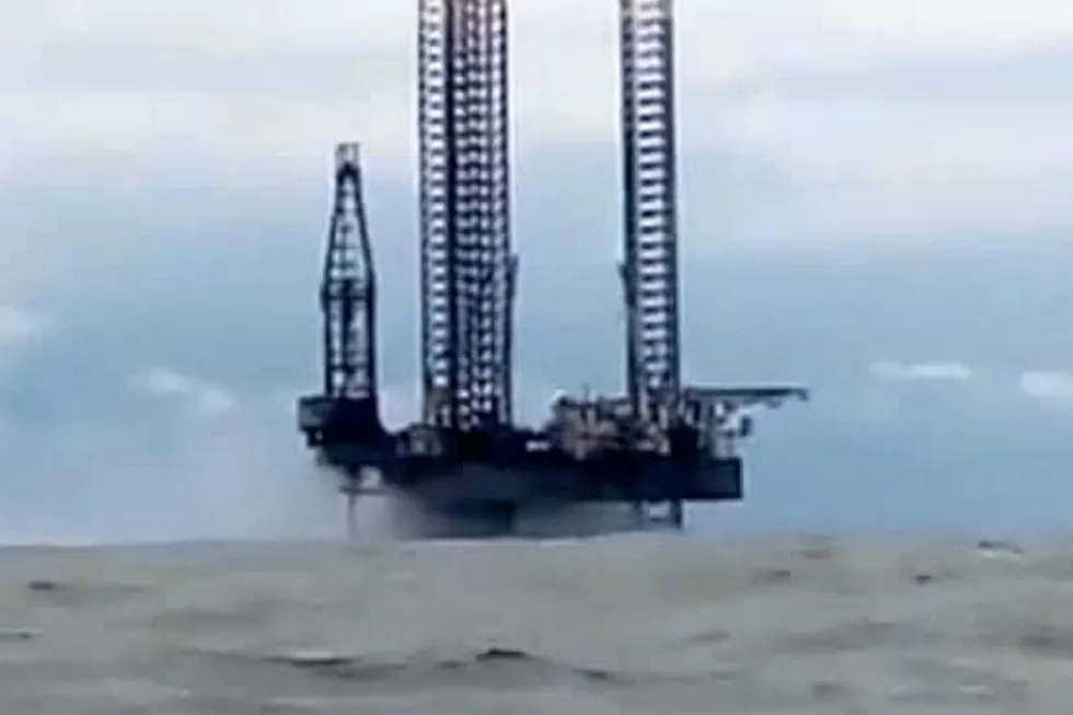 Earlier operations: Shelf Drilling's jack-up Adriatic I on Conoil's Otuo field offshore Nigeria.