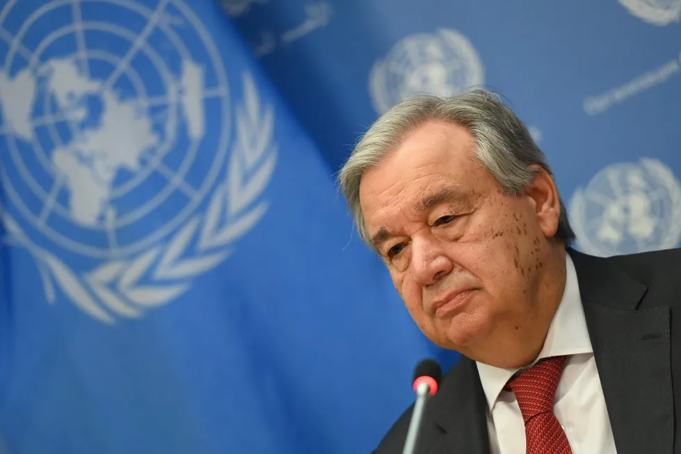 FNs generalsekretær António Guterres kunngjorde på nyåret at han gjerne ville fortsette i en ny femårsperiode.