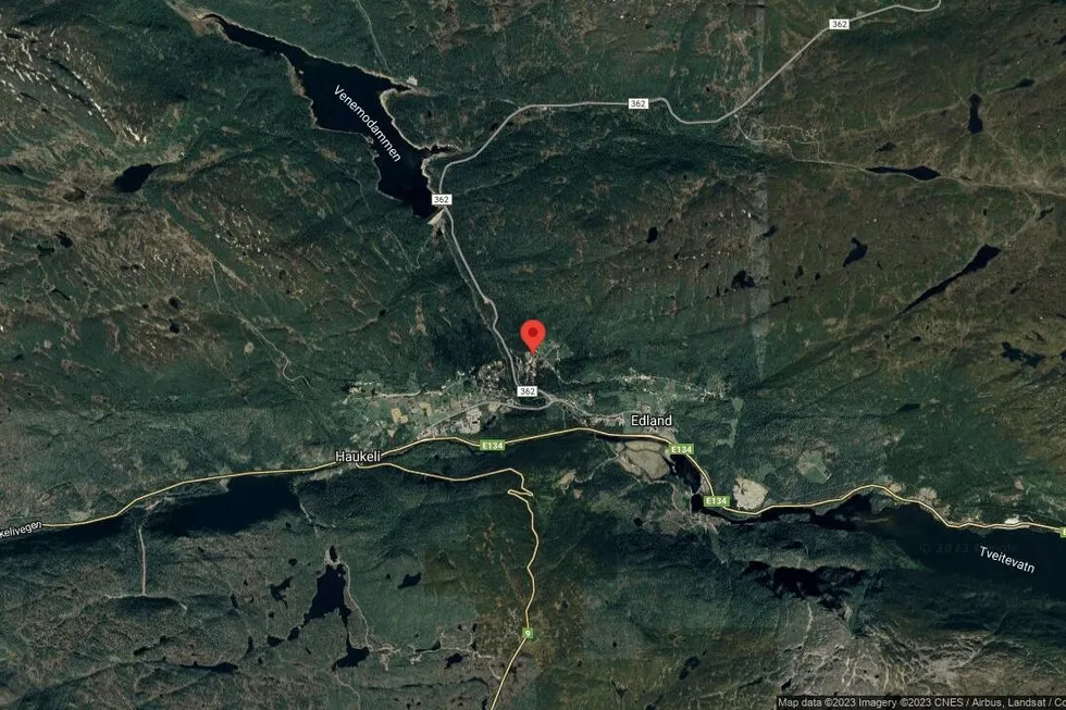 Området rundt Nedre Heddebruvegen 11A, Vinje, Telemark og Vestfold