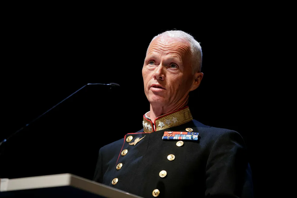 Tidligere general Robert Mood reagerer på justisministerens uttalelser om at Norge aldri har hatt bedre beredskap. Bildet er fra da Mood mottok Fritt Ords Pris for 2016. Foto: Håkon Mosvold Larsen / NTB scanpix