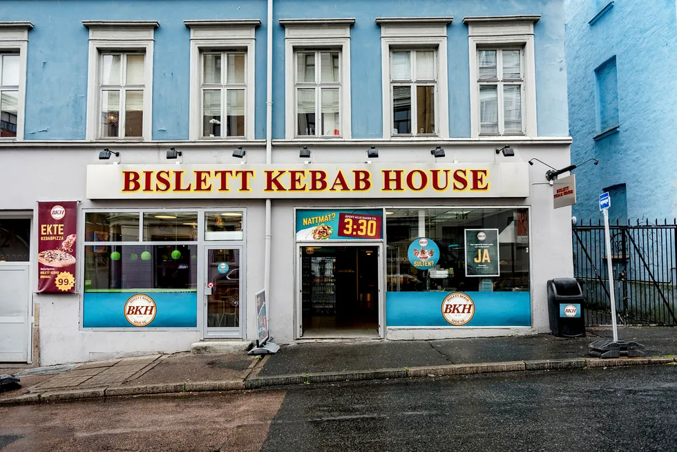 Bislett Kebab House er nesten døgnåpen. Foto: Fartein Rudjord