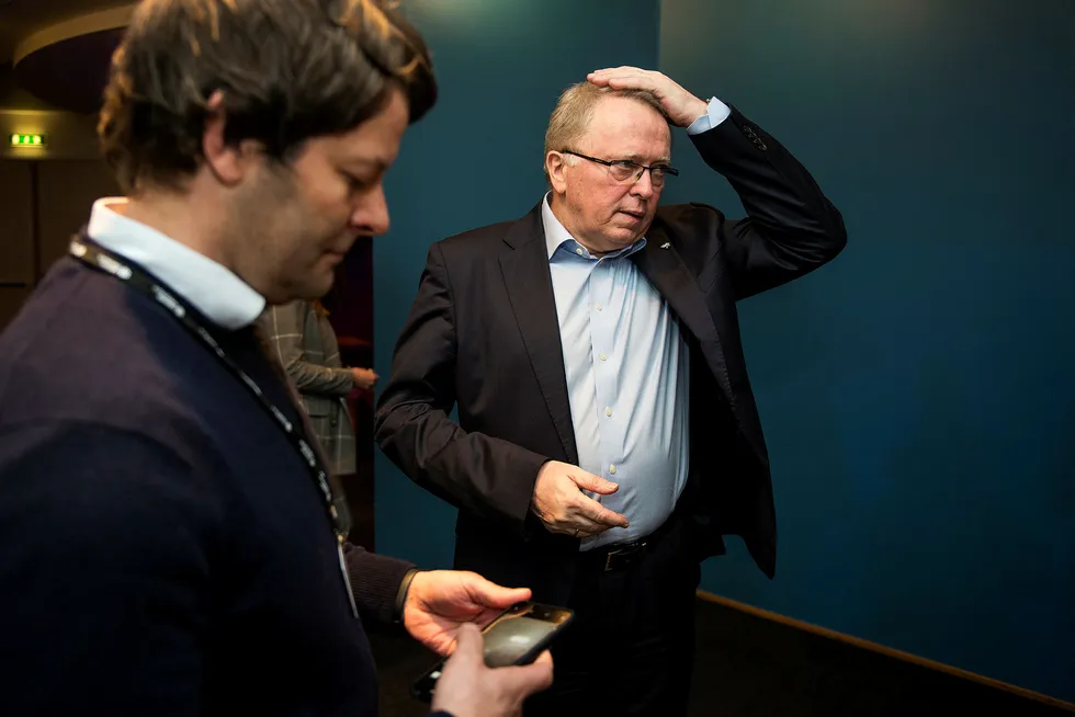 – Jeg får ikke hjelp lenger fra omgivelsene, sa Equinor-sjef Eldar Sætre om oljeprisene da han fredag holdt foredrag i Sandnes.