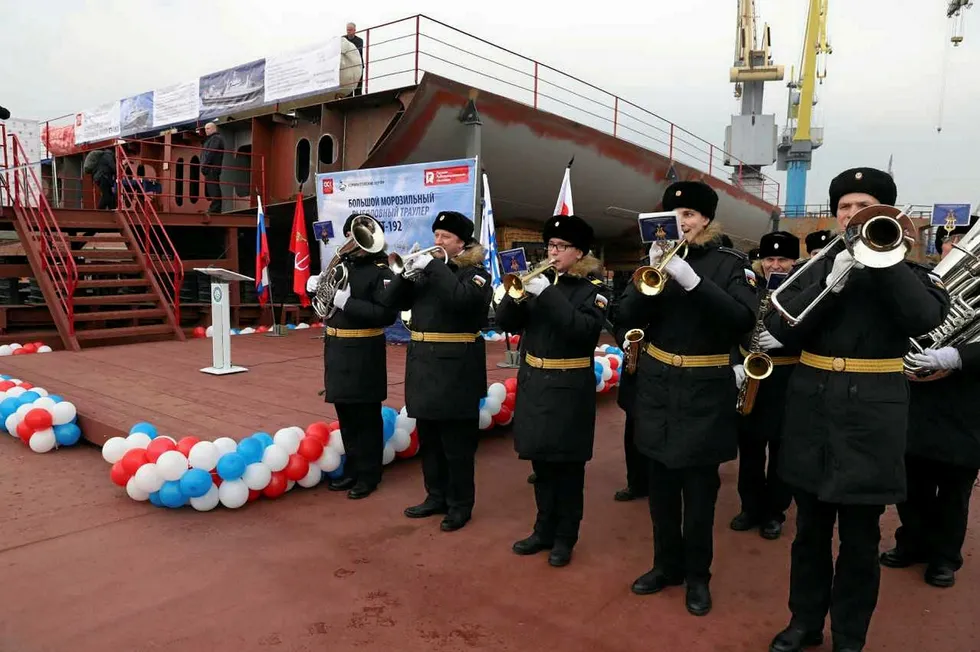 Russian Fishery new trawler. Russian Fishery Company.