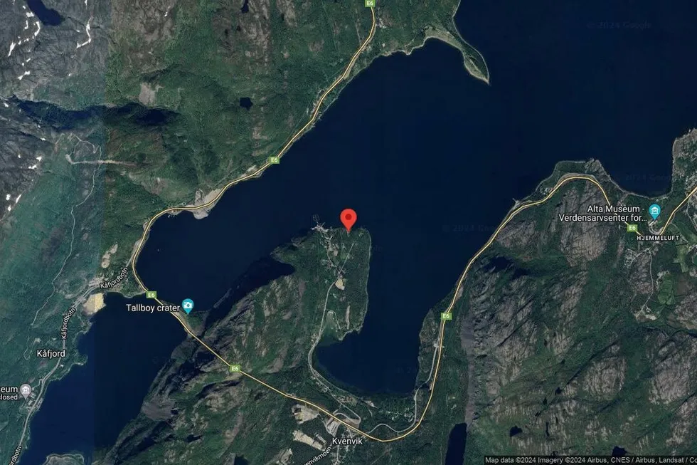 Området rundt Simanesveien 19, Alta, Finnmark