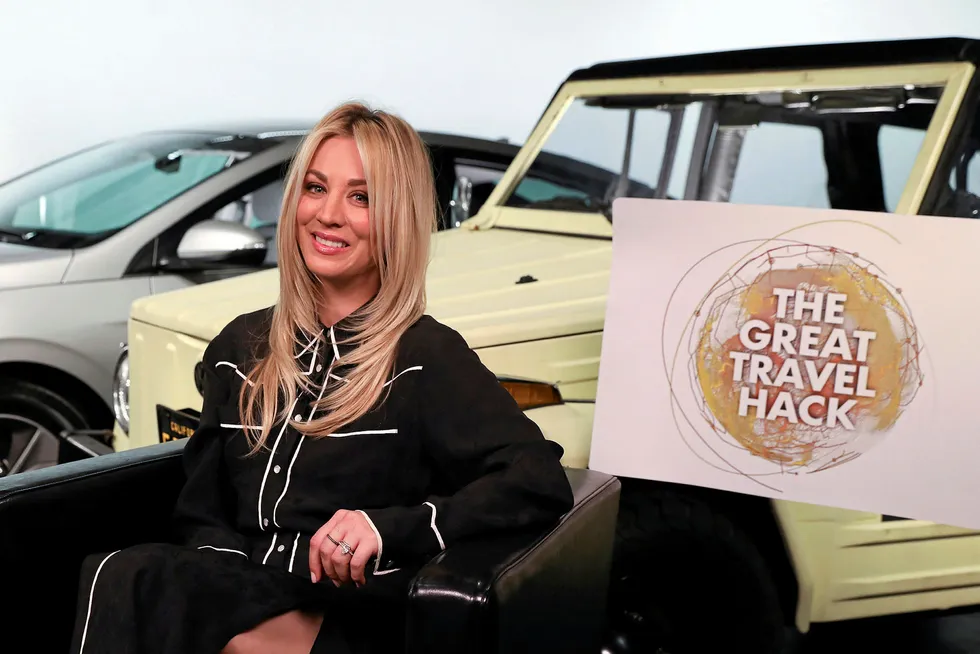 On board: actress Kaley Cuoco launches The Great Travel Hack