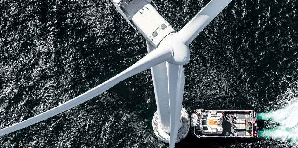 An RWE offshore wind project.