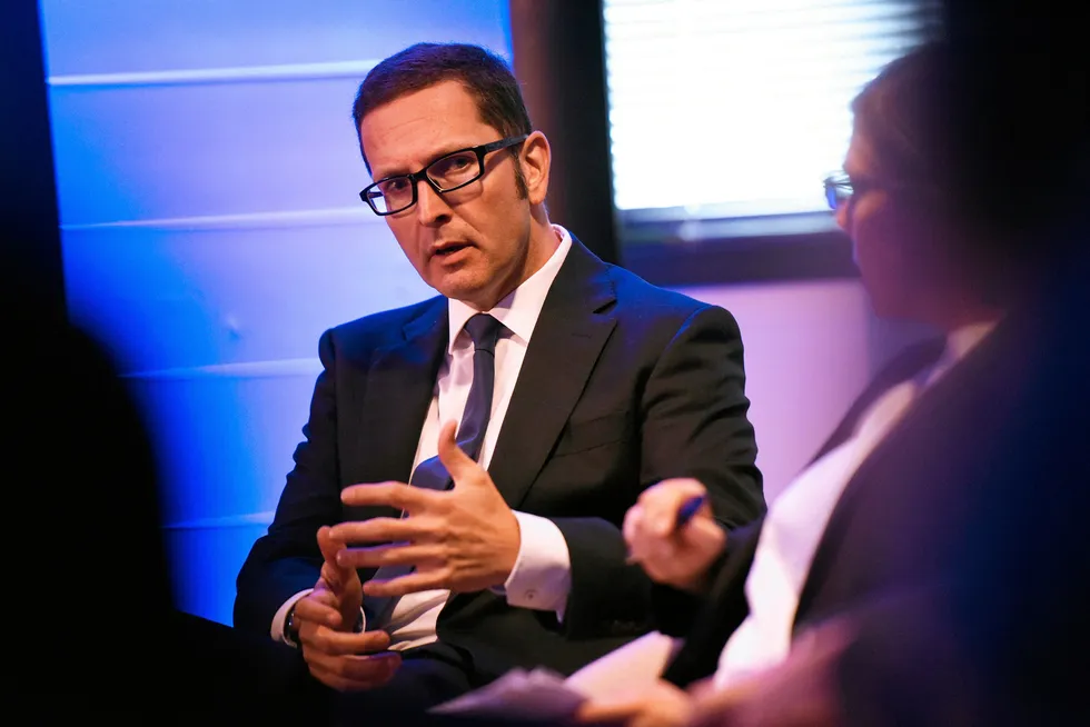 Defiant: Wintershall Dea chief executive Mario Mehren says the company is providing an adequate and reliable energy supply