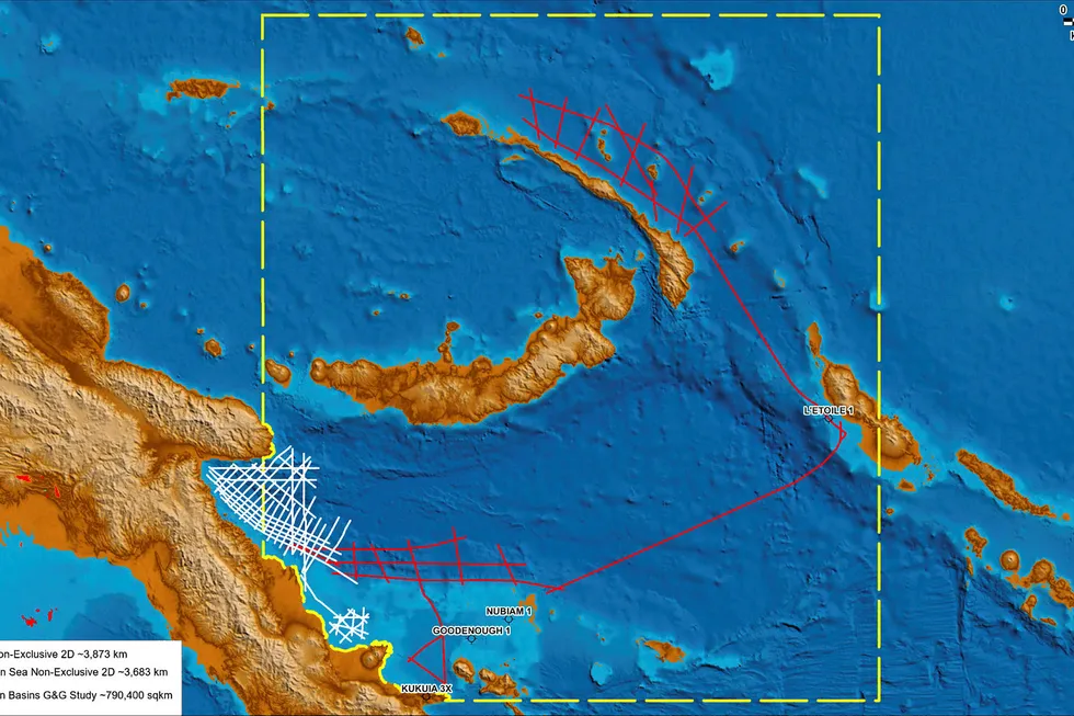 Searcher Seismic has carried out a Northern Basins prospectivity study in PNG