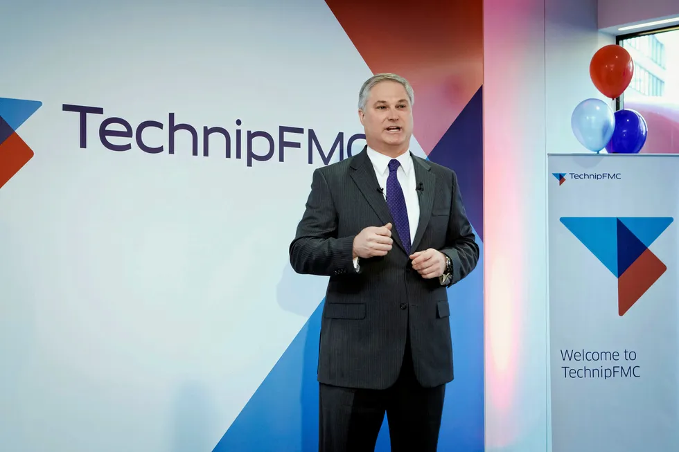 Uniquely leveraged: TechnipFMC is helmed by chief executive Doug Pferdehirt.