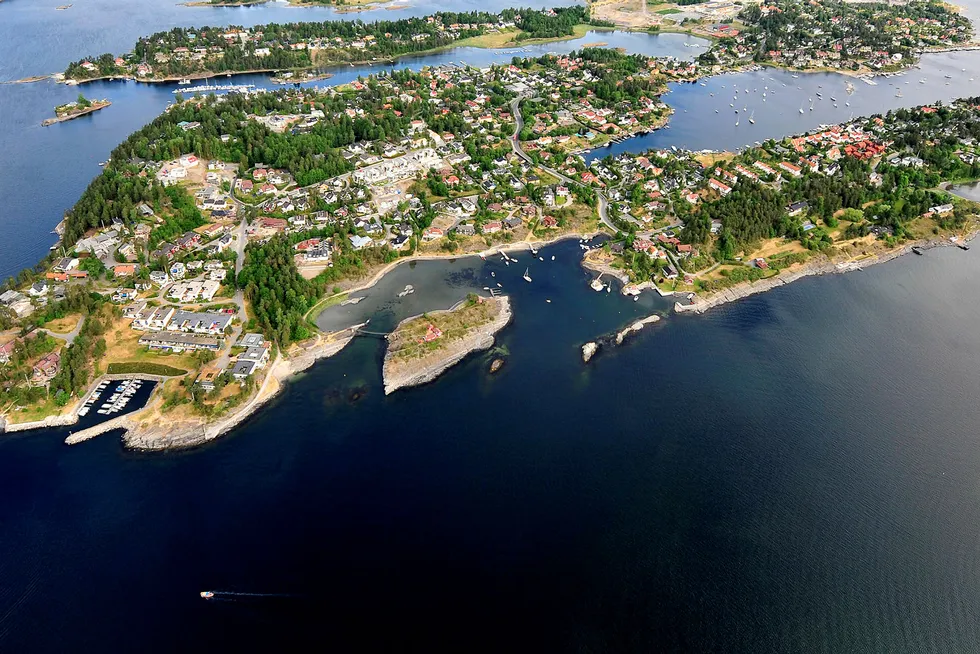 Det ble bråk etter salg av en bolig her på Snarøya utenfor Oslo.