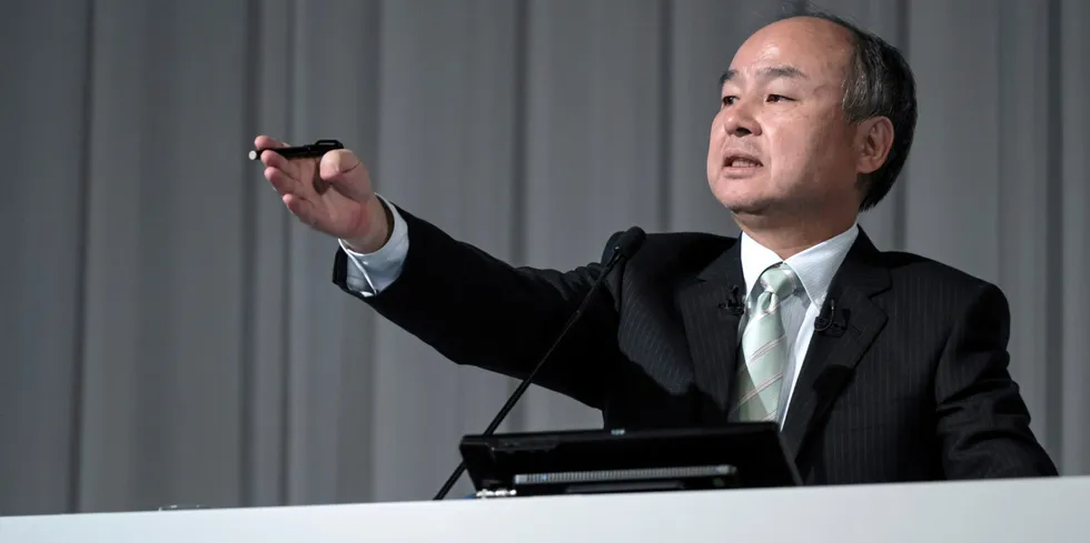 SoftBank Group Corp Chairman and Chief Executive Officer Masayoshi Son.