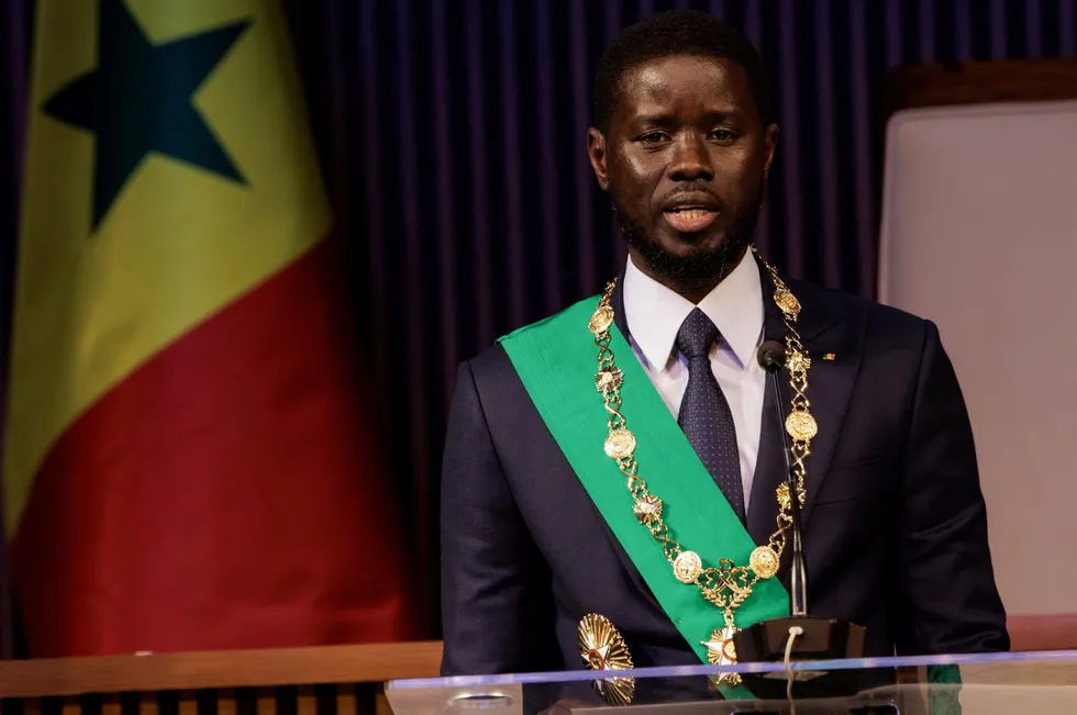 Senegal's recently elected President Bassirou Diomaye Faye.