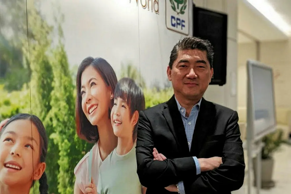 Prasit Boonduangprasert, CEO CP Foods. CP Foods looking for RAS opportunities in China, US.