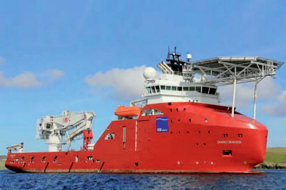 Subsea work: Skandi Skansen