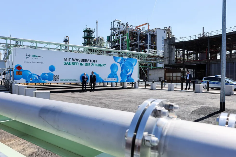 Green corridor: Once completed, the 1100-kilometre pipeline would bring hydrogen imported from northern German ports to the eastern and southern parts of the country.