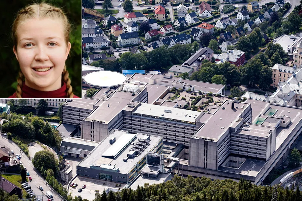 Her, på Haukeland sykehus, skal Ranveig Hana tilbringe de seks neste studieårene som medisinstudent ved Universitetet i Bergen.