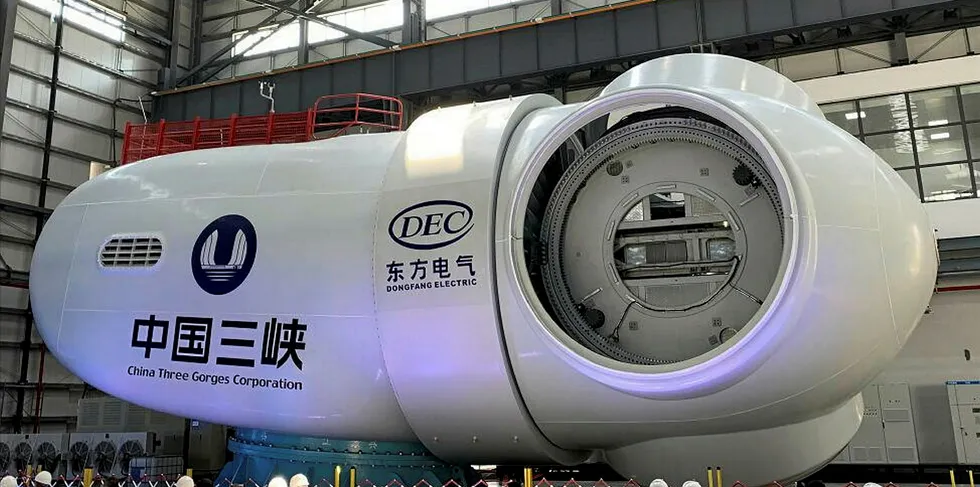 The Dongfang 10MW turbine.