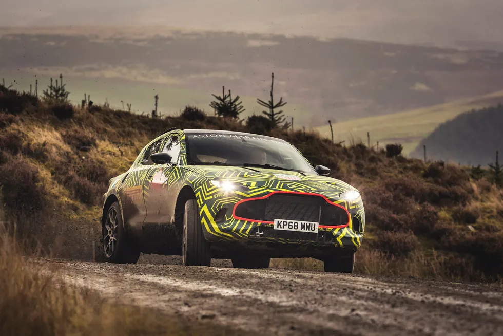 Aston Martin DBX blir sportsbilmerkets første suv.