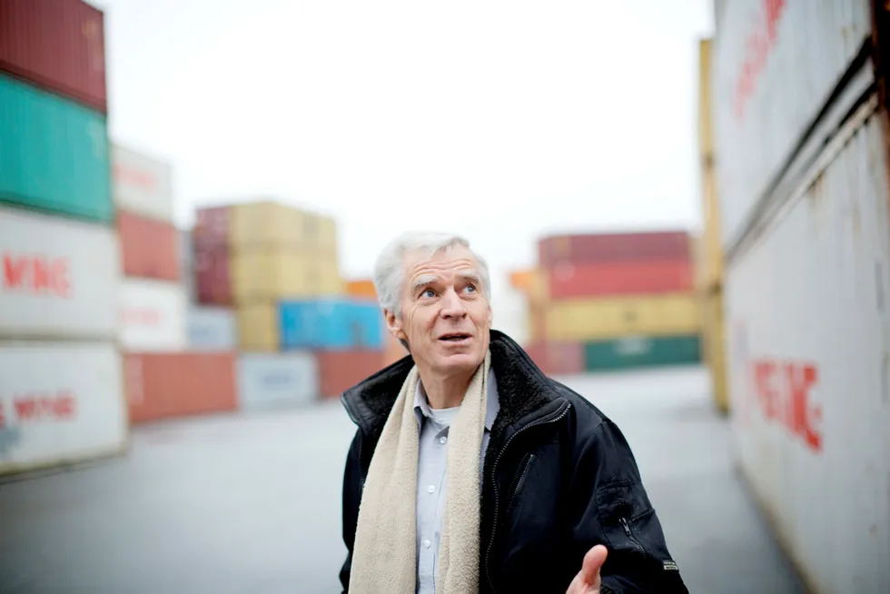 Avgått styreleder i Oslo havn, Bernt Stilluf Karlsen. Foto: Øyvind Elvsborg