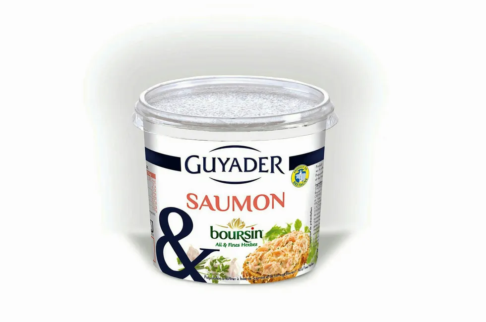 Guyader salmon spread.