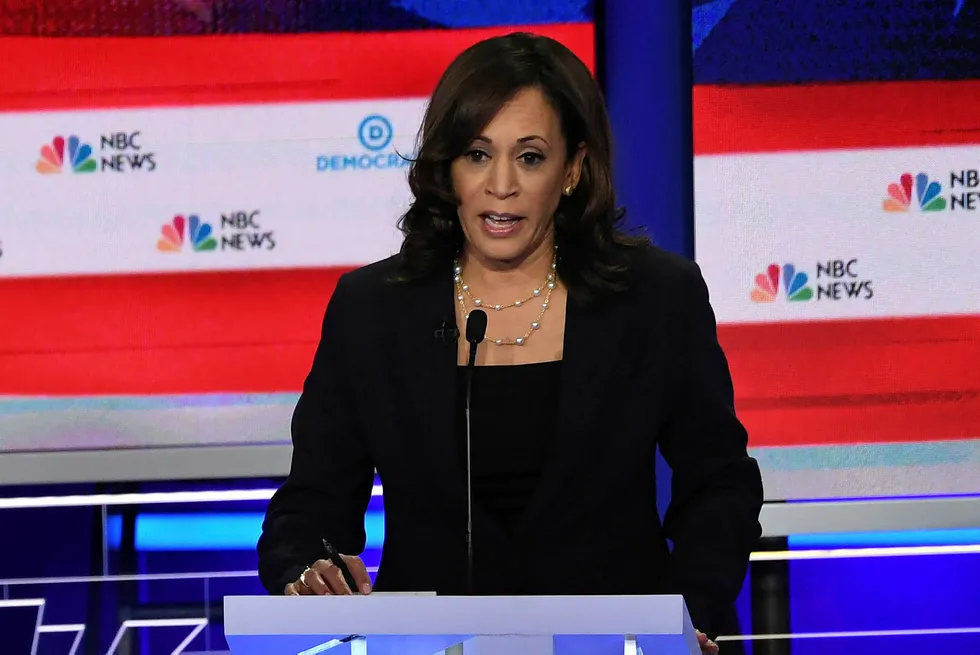 Senator Kamala Harris var ifølge amerikanske medier en av vinnerne i den andre debatten blant de demokratiske utfordrerne til presidentposten i USA.