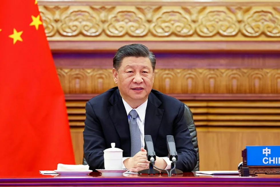 Chinese president Xi Jinping.