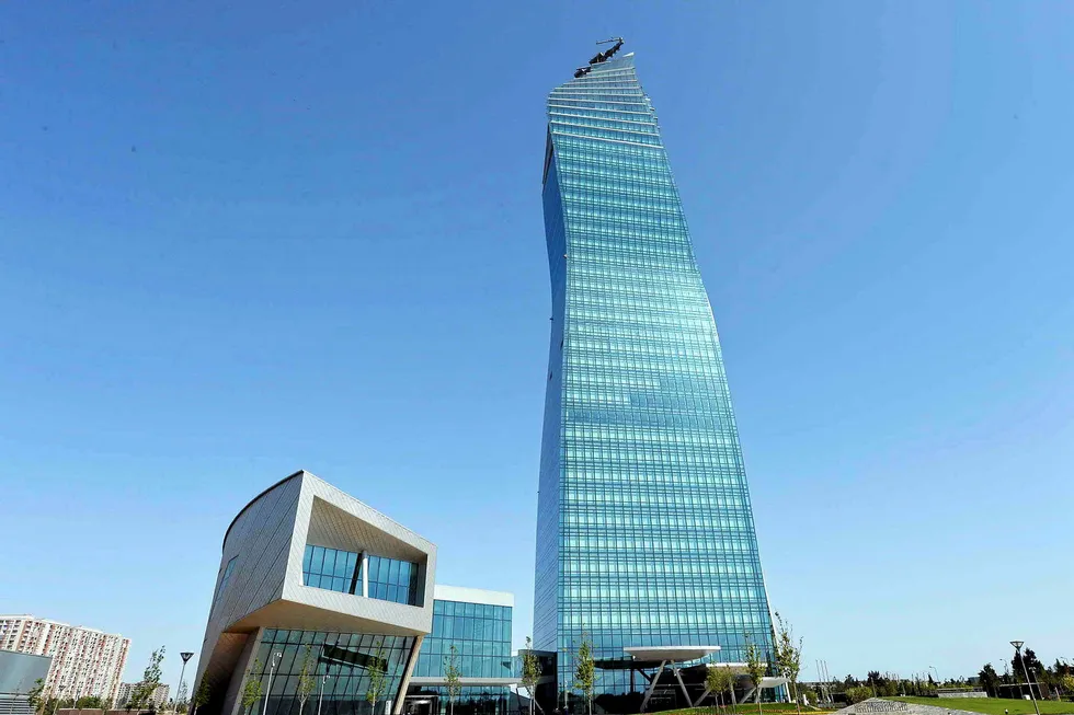 Socar Tower in Baku, Azerbaijan