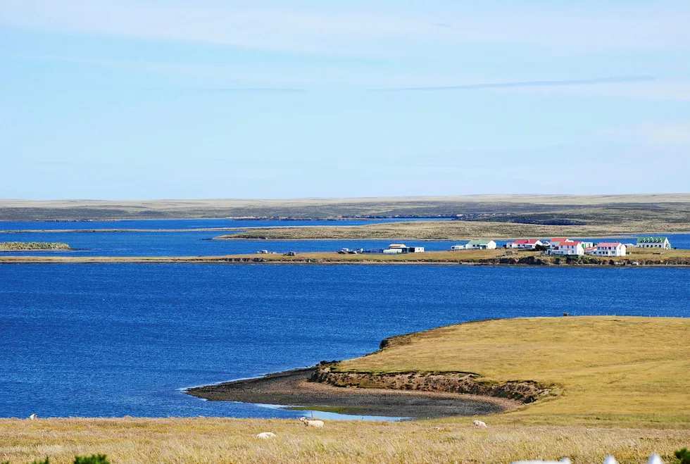 Position: near the capital of Stanley in the Falkland Islands