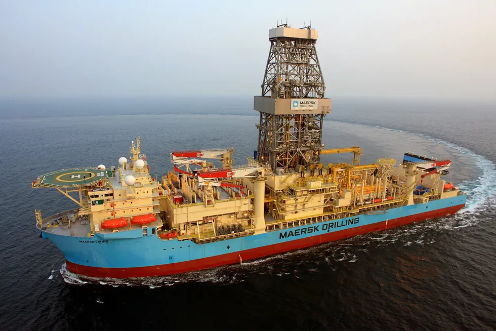 Bound for Tepat North: Maersk Drilling's drillship Maersk Viking is lined up for TotalEnergies' frontier exploration well offshore Malaysia
