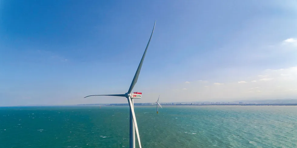 Swancor's 8MW demonstrator is currently the only offshore wind operating in Taiwan