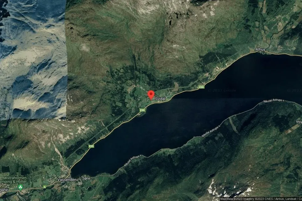 Området rundt Svidalsvegen 307, Sunnfjord, Vestland