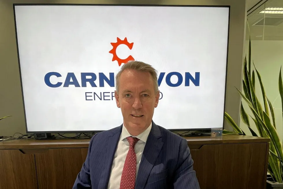 Exciting acreage: Carnarvon Energy managing director Adrian Cook.