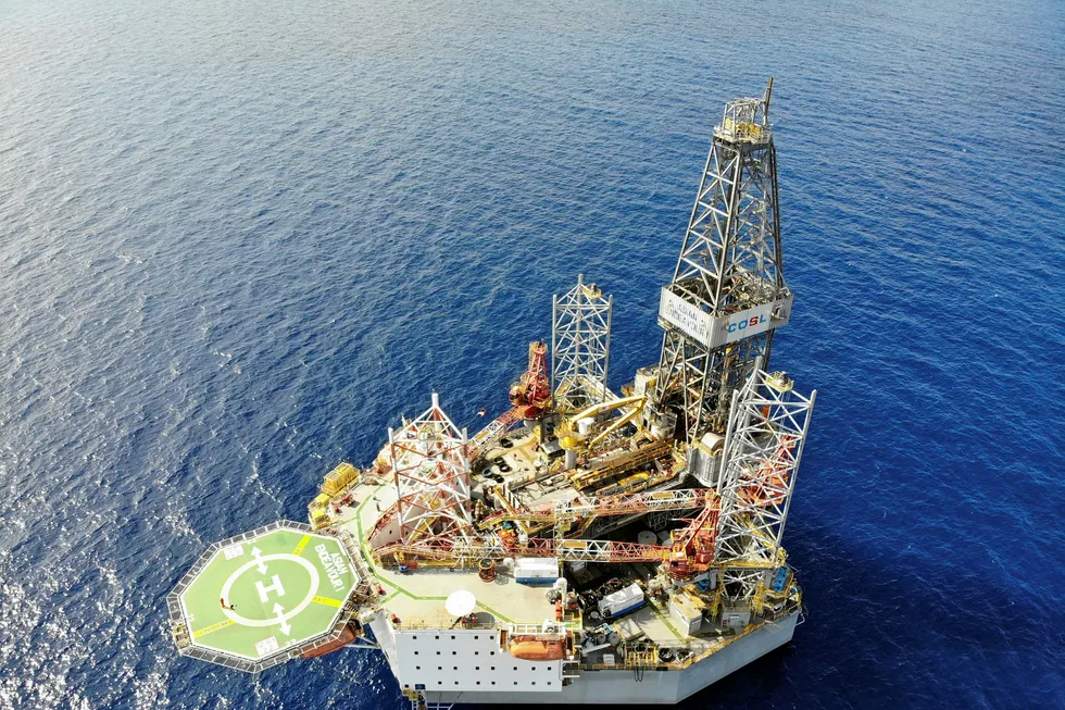 Indonesian probe: the Tambak-1 well is being drilled using COSL's jack-up Asian Endeavour-1