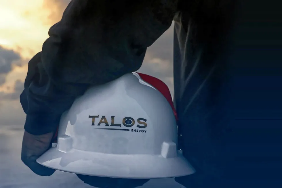 Good start to 2023: A Talos Energy worker.