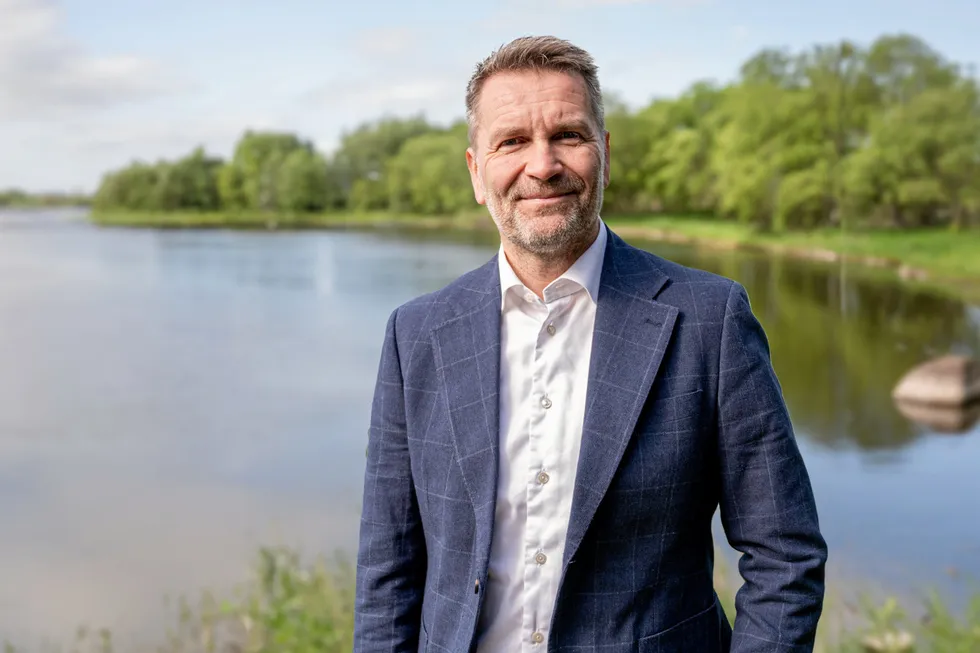 Stig Forre, the new COO for aquaculture equipment and services group Akva's sea-based division.