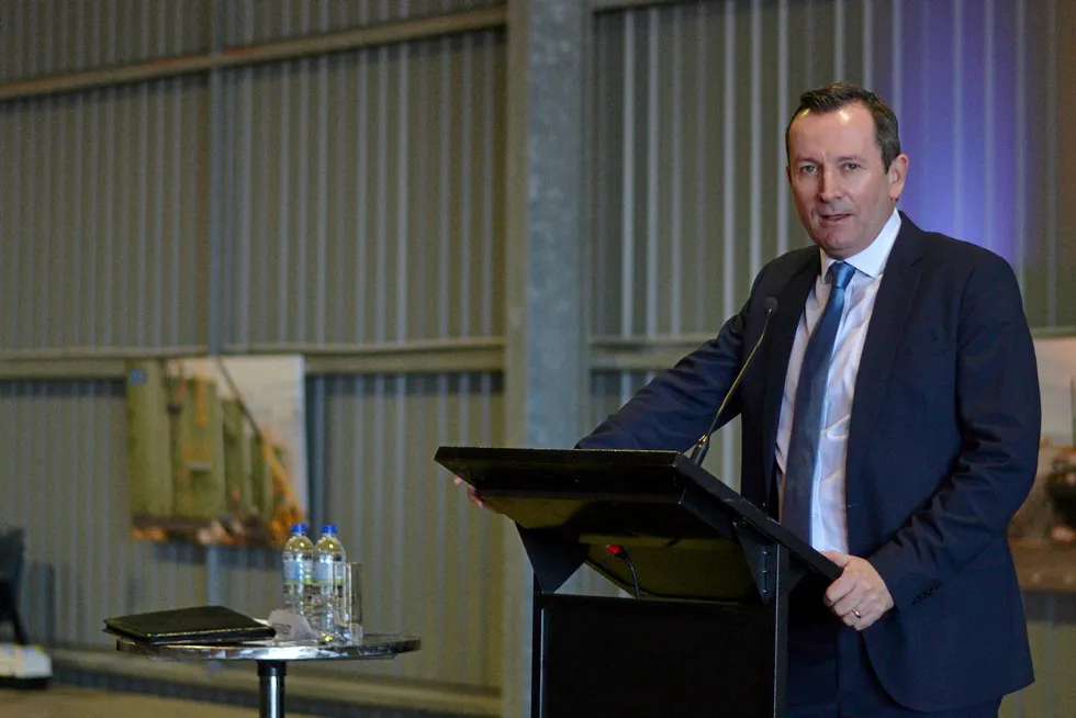 Securing domestic gas: West Australian Premier Mark McGowan