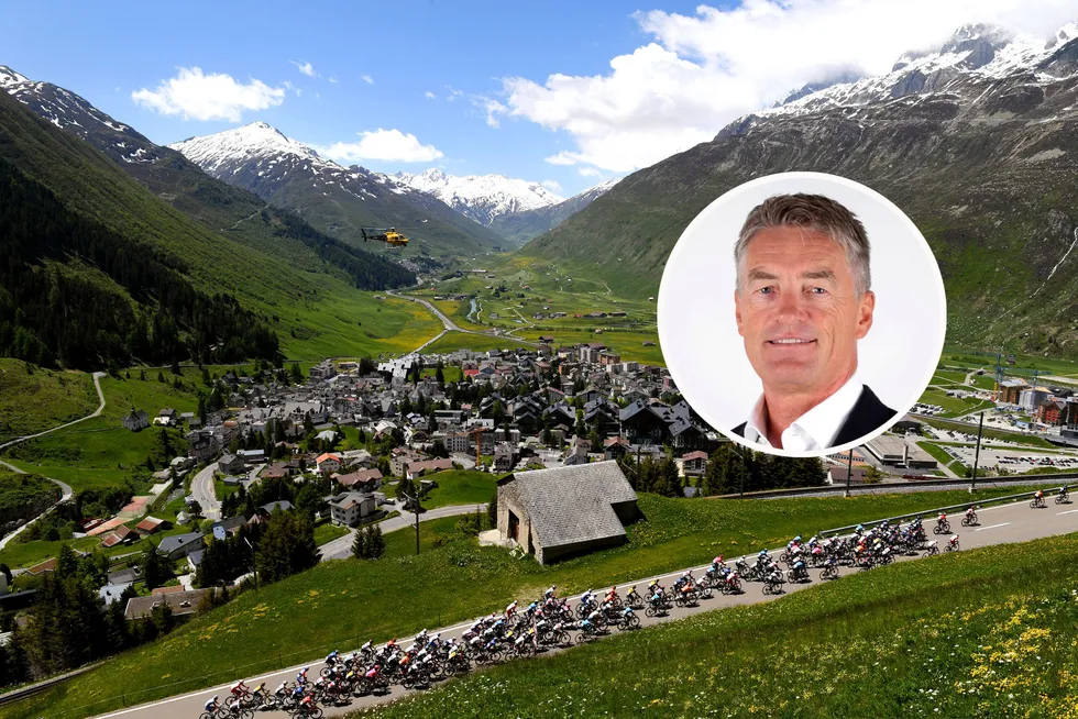 Den norske eiendomsinvestor Kjartan Aas har flyttet til den sveitsiske landsbyen Andermatt, som er kjent for sine ski- og sykkelmuligheter.