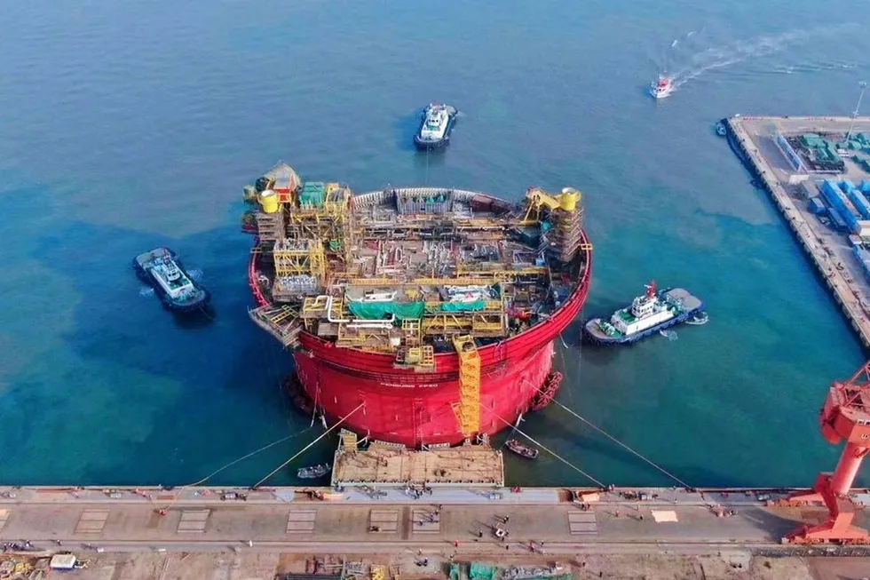 Finishing touches: COOEC is completing Shell's Penguins FPSO, the detailed engineering of which was provided by Fluor