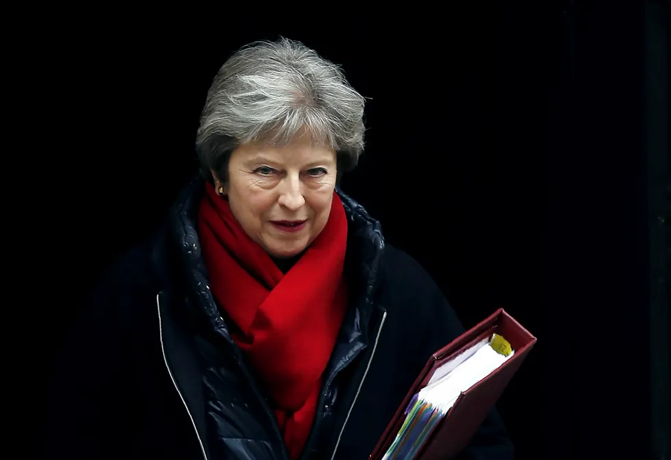 Storbritannias statsminister Theresa May. Foto: ADRIAN DENNIS/AFP/NTB scanpix
